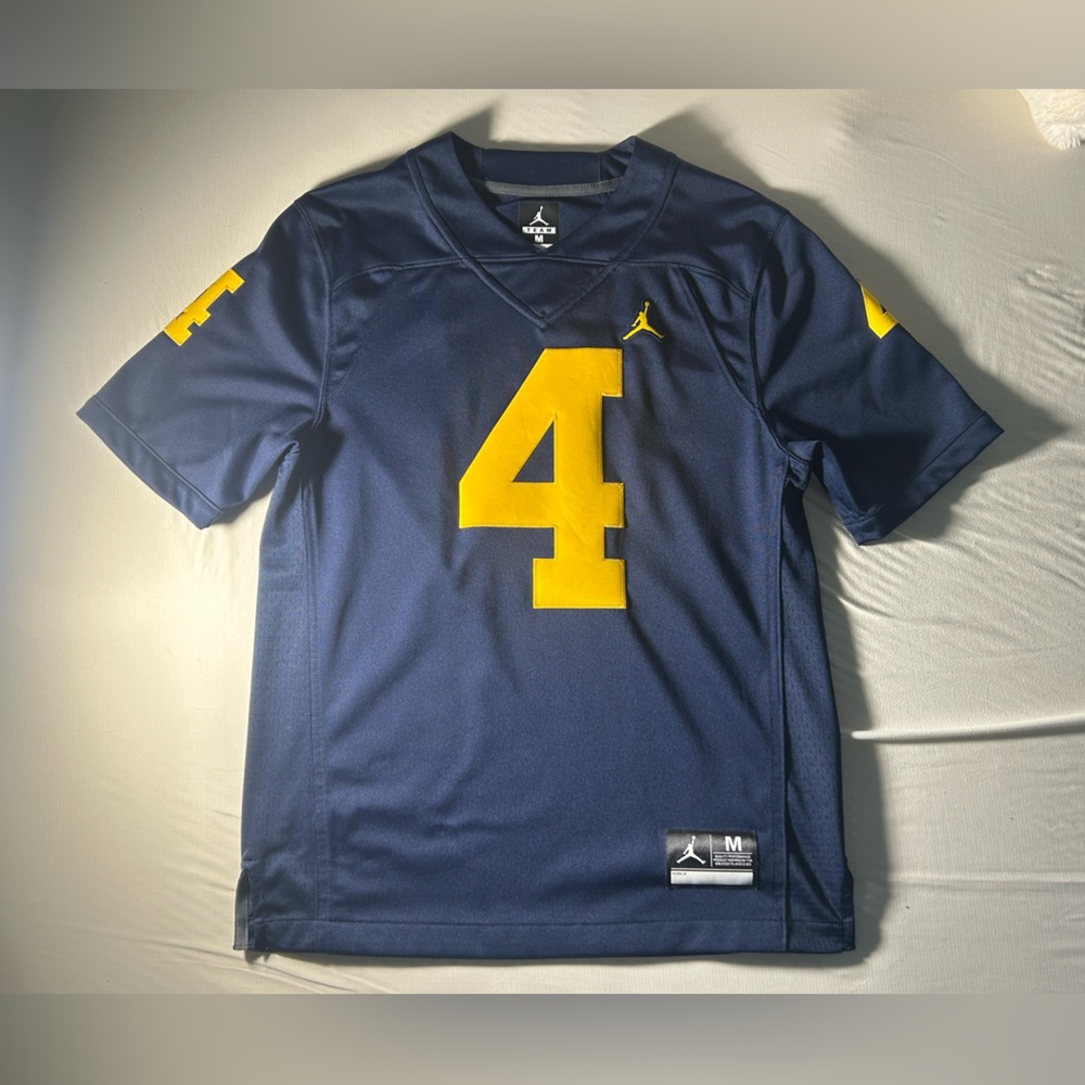 Jordan 1st Edition Men’s Michigan University Football Jersey - OG Jordan Jersey